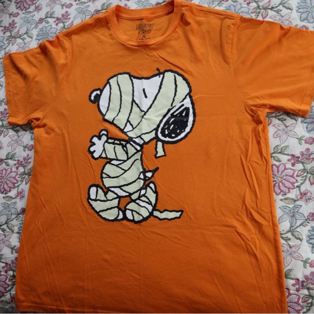 Orange Graphic Women Top